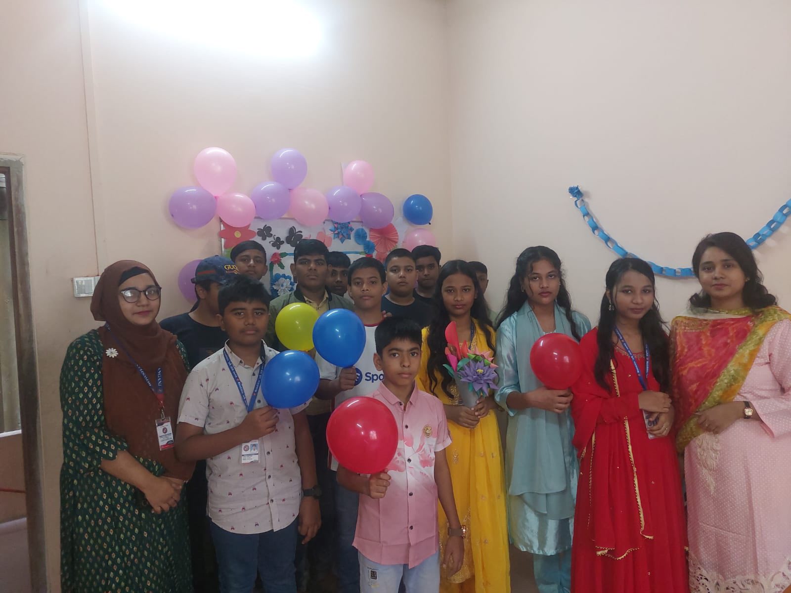 Play Group class at Rowshan Ara School, Narayanganj