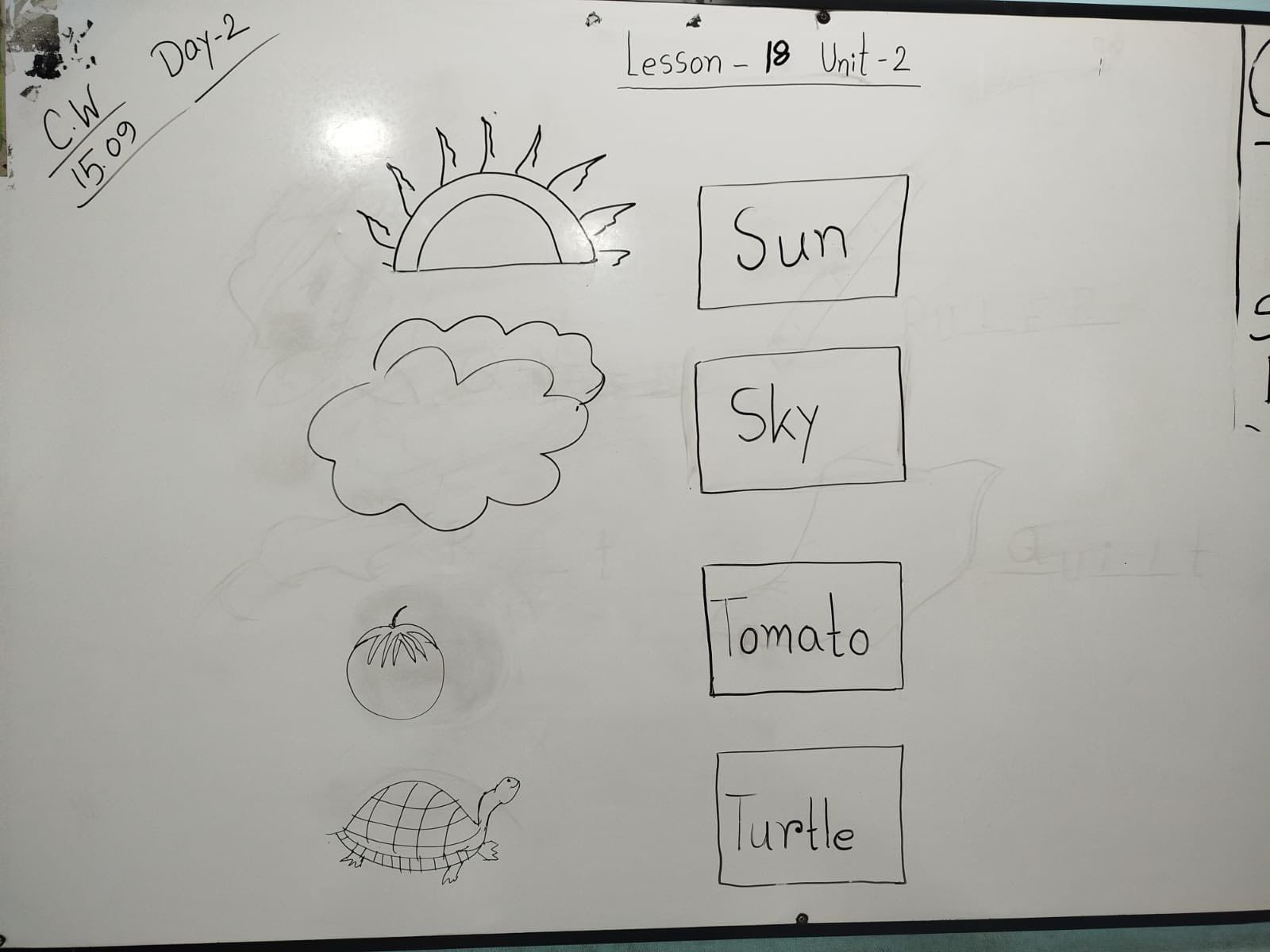 Lesson 18 English vocabulary practice